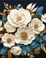 Kolorowanki, wyklejanki - Malowanie po numerach - Biała symfonia 40x50cm - miniaturka - grafika 1