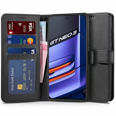 Tech-Protect Etui Wallet do Realme GT Neo 3 Czarny