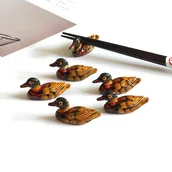 Zestawy do sushi - Podstawka Pod Pałeczki Do Sushi Kaczuszki 5 Szt. - miniaturka - grafika 1