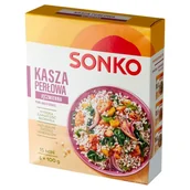 Kasza - Risana Sonko Kasza jęczmienna perłowa 4x100 g - miniaturka - grafika 1