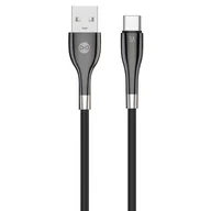 Kable USB - Kabel USB- USB Typ-C FOREVER Sleek 1 m Czarny - miniaturka - grafika 1