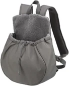 Transportery dla kotów - Trixie TRIXIE Molly, Soft pet carrier, Backpack pet carrier, Dog, 4 kg, Top-load, Grey - miniaturka - grafika 1