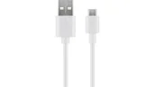 Kable USB - Kabel USB Goobay USB-A - microUSB 0.5 m Biały (JAB-4780401) - miniaturka - grafika 1