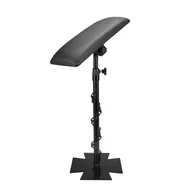 Wyposażenie studia tatuażu - Czarny podłokietnik z podstawą do tatuażu kosmetyczny - miniaturka - grafika 1