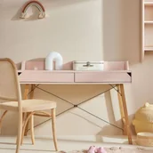 Szafy i szafki dla dzieci - Biurko różowe Lotta Sunset 120x60 - miniaturka - grafika 1