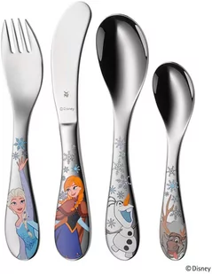 Komplet sztućców dla dzieci 4 el. (stal polerowana) Frozen WMF - Sztućce dla dzieci - miniaturka - grafika 1