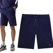 Spodenki męskie - KRÓTKIE SPODENKI 4F MĘSKIE BAWEŁNIANE SPORTOWE LATO SHOM284 r. S - miniaturka - grafika 1