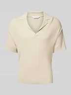 Kąpielówki męskie - Koszulka polo o kroju regular fit z fakturowanym wzorem - miniaturka - grafika 1