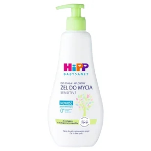 HIPP Baby Sanft Sensitive Żel do mycia ciała i włosów dla dzieci 400ml - Kosmetyki kąpielowe dla dzieci - miniaturka - grafika 1