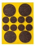 Meble modułowe i akcesoria - Samoprzylepne podkładki filcowe brązowe ø38 ø20 - miniaturka - grafika 1