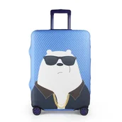 Akcesoria podróżnicze - Pokrowiec ochrony na walizkę - Misiu : Rozmiar - L - miniaturka - grafika 1