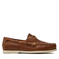 Mokasyny męskie - Mokasyny Polo Ralph Lauren 803932996002 Brązowy - miniaturka - grafika 1