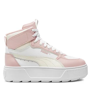 Sneakersy Puma Karmen Rebelle Mid Jr 388729 10 Różowy - Buty dla dziewczynek - miniaturka - grafika 1