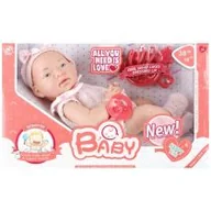Lalki dla dziewczynek - Lalka Bobas 40cm z akcesoriami MEGA CREATIVE 526224 - miniaturka - grafika 1