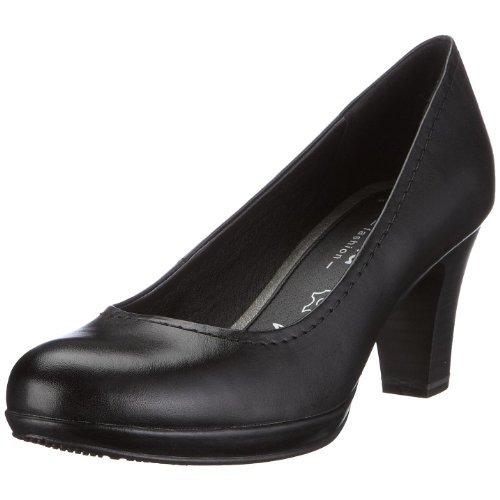Jana 8-8-22400-25 Olney-1K-1, damskie czółenka, czarny - czarny Black - 36 EU Weit