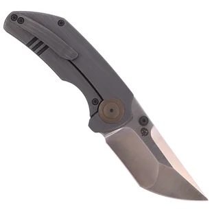 Nóż składany WE Knife Thug Gray Titanium, Satin CPM 20CV by Matt Christensen (2103A) - Noże - miniaturka - grafika 3