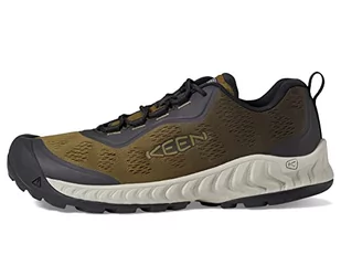 KEEN Męskie buty trekkingowe Nxis Speed, Wojskowy oliwkowy Ombre, 42.5 EU - Buty trekkingowe męskie - miniaturka - grafika 1
