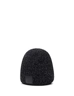 Czapki damskie - Desigual Damska czapka HAT_Rainbow Lurex Hat, czarna, U - miniaturka - grafika 1