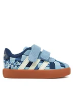 Buty dla dziewczynek - adidas Sneakersy Disney Mickey Mouse Vl JH6078 Granatowy - miniaturka - grafika 1