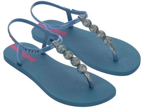 IPANEMA Class Easy ON Glow Fem, klapki damskie, 37 EU, Niebieski, 37 EU