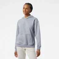 Bluzy damskie - Damska Bluza NEW BALANCE NB ATHLETICS NATURE STATE HOODIE NBWT23554SEL – Czarny - miniaturka - grafika 1