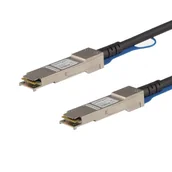 Kable światłowodowe - StarTech QSFPH40GCU1M kabel InfiniBand / światłowodowy 1 m QSFP+ Czarny - miniaturka - grafika 1