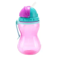 Bidony dla dzieci - Canpol Babies Babies, Bidon sportowy ze składaną rurką, Różowy - miniaturka - grafika 1