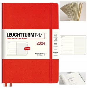 LEUCHTTURM1917 Planer kalendarz książkowy A5 tyg. - Kalendarze - miniaturka - grafika 1