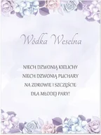 Etykiety do drukarek - Etykiety na butelkę z Wódką Weselną - 9 szt. - miniaturka - grafika 1