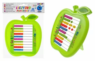 Titanum Liczydło plastikowe 10-rzędowe jabłko Fun&Joy mix - Titanum - Pomoce naukowe - miniaturka - grafika 1