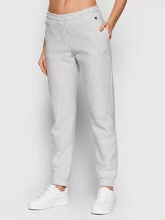 Champion Spodnie dresowe Ribbed Cuffed 114614 Szary Regular Fit - Spodnie sportowe damskie - miniaturka - grafika 1