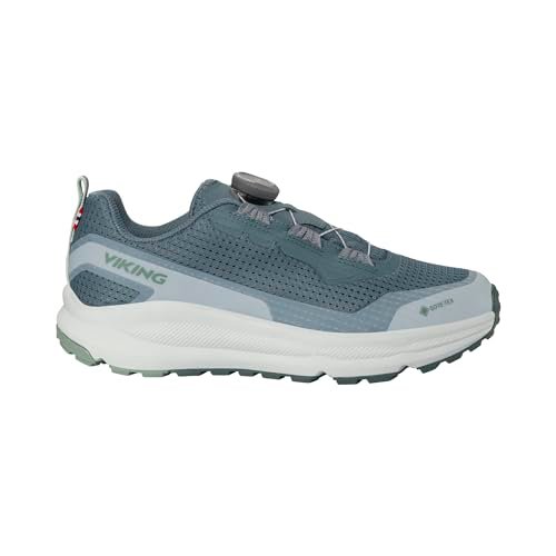 Viking Damskie buty trekkingowe Motion Low GTX Boa W, oceaniczna zieleń, 38 EU, Oceaniczna Zieleń, 6 UK