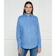 Koszule damskie - POLO RALPH LAUREN Lniana koszula Classic fit - miniaturka - grafika 1
