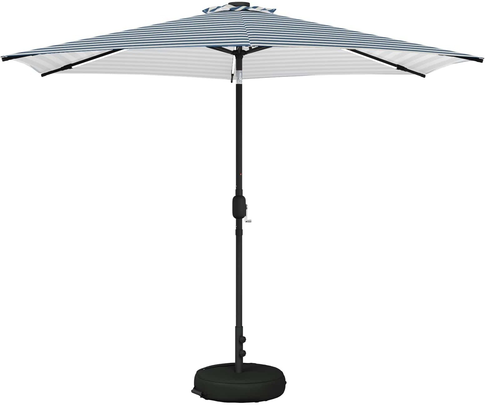 vidaXL vidaXL Parasol ogrodowy z LED-owymi lampkami 300 x 300 cm Poliester
