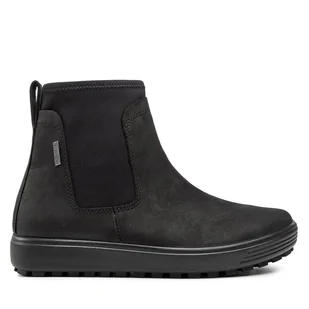 Botki ECCO Soft 7 Tred W GORE-TEX 45046351052 Czarny - Botki damskie - miniaturka - grafika 1