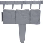 Ogrodzenia - Zestaw 7 obrzeży do łóżek o wyglądzie granitu 17,50 m - miniaturka - grafika 1