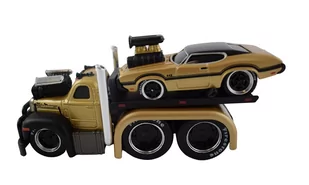 MAISTO Muscle Machines Laweta Mack + Oldsmobile - Samochody i pojazdy dla dzieci - miniaturka - grafika 1