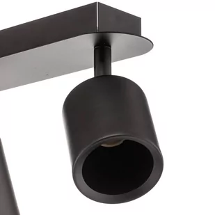 Spot sufitowy Modo w czerni, 3-punktowy - Lampy sufitowe - miniaturka - grafika 3