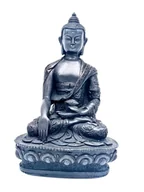 Figurki dekoracyjne - Budda Buddha Orientalna Figurka Statuetka Dekoracja Wnętrz Ozdoba Prezent 20cm - miniaturka - grafika 1