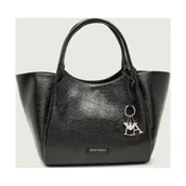 Torebki damskie - Emporio Armani Skórzana shopperka - miniaturka - grafika 1