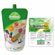 Soki i napoje niegazowane - PURENA Napój jabłko-mięta koncentrat 6l/1kg - miniaturka - grafika 1