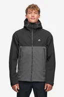 Kurtki i kamizelki sportowe męskie - Kurtka męska softshell Alpinus Pelat czarno-grafitowy - miniaturka - grafika 1