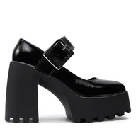 Półbuty damskie - Półbuty Altercore Magni Patent Czarny - miniaturka - grafika 1