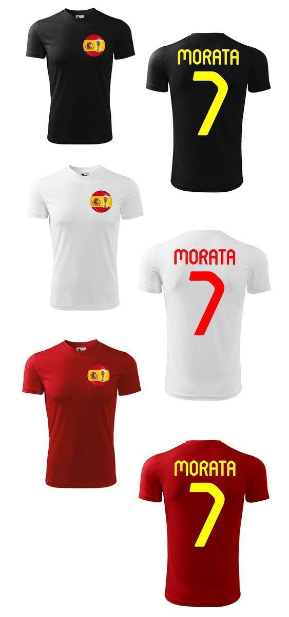 Treningowa Koszulka SPAIN Alvaro MORATA 7 jr