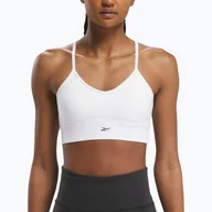 Bielizna sportowa damska - Biustonosz treningowy damski Reebok Workout Ready Sports white WYSYŁKA W 24H 30 DNI NA ZWROT - miniaturka - grafika 1