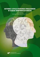 E-booki - języki obce - Gatunki i style dyskursu publicznego w ujęciu konfrontatywnym Andrzej Charciarek Anna Zych PDF) - miniaturka - grafika 1