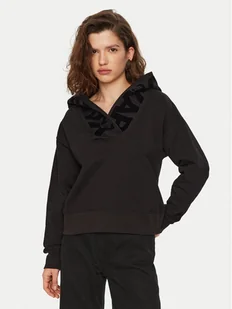 KARL LAGERFELD Bluza A1W20064 Czarny Relaxed Fit - Bluzy damskie - miniaturka - grafika 1