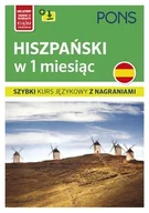 Książki do nauki języka hiszpańskiego - Hiszpański w 1 miesiąc plus. Szybki kurs językowy z nagraniami mp3 - miniaturka - grafika 1