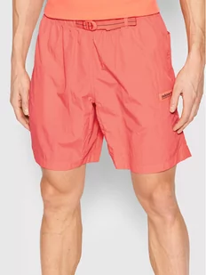 Adidas Szorty sportowe Adventure Cargo HF4798 Pomarańczowy Regular Fit - Spodnie sportowe męskie - miniaturka - grafika 1