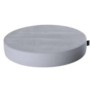 Puf Velvet Dot, srebrzysty szary, 60x10cm, Posh Velvet - Pufy i podnóżki - miniaturka - grafika 1